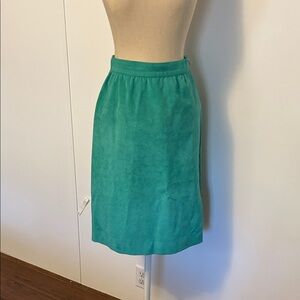 Teal Pencil Skirt